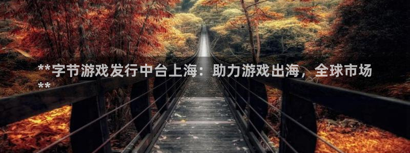 新宝gg创造奇代理加盟：**字节游戏发行中台上海：助力游戏出海，全球市场
**